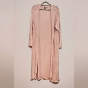 Torrid Blush Longline Duster sweater